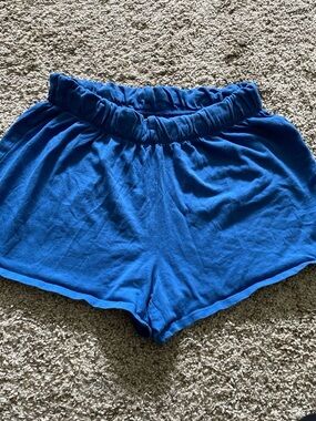 wild fable Royal Blue Elastic Waist Athletic Shorts